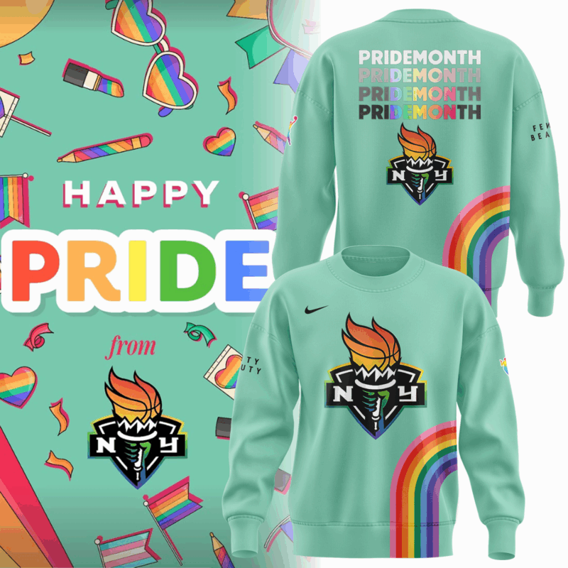 Special New Edition Happy Pride Night New York Liberty Sweatshirt 2025
