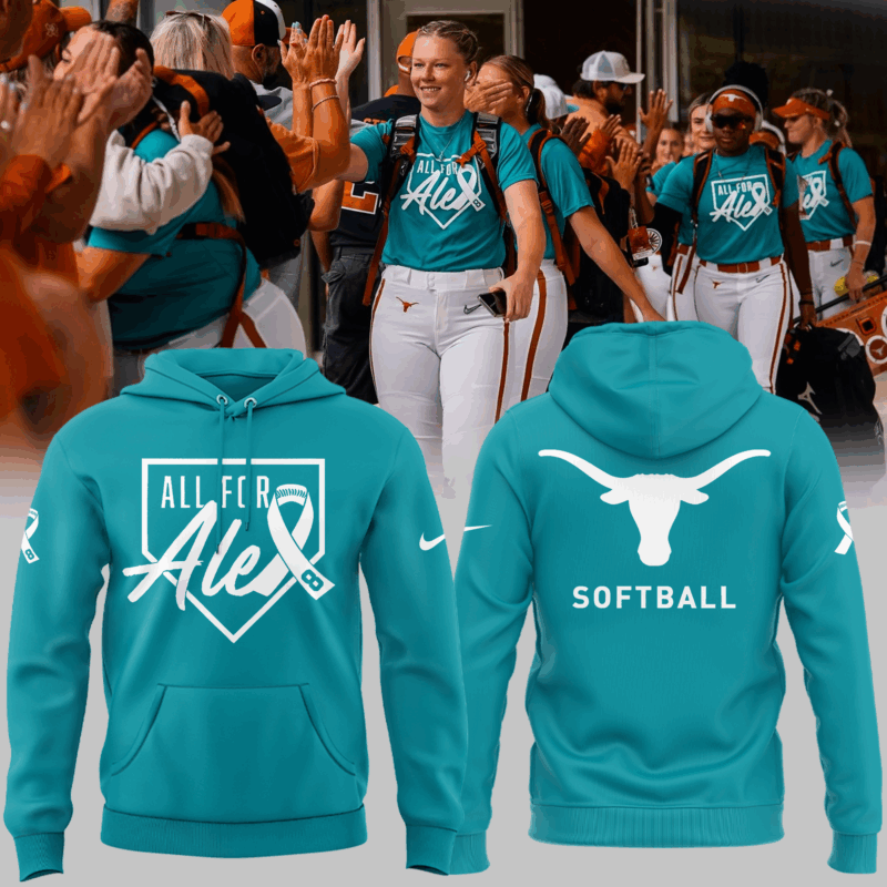 Limited Edition Texas Softball ” All For Alex ” Hoodie 2025