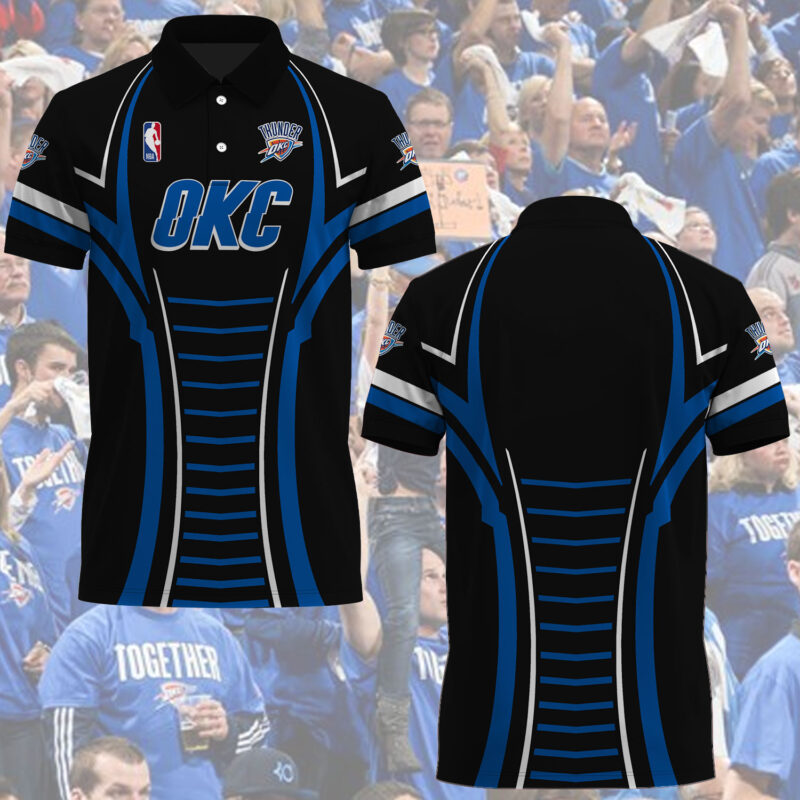 Oklahoma City Thunder NBA Newest Polo Shirt V2