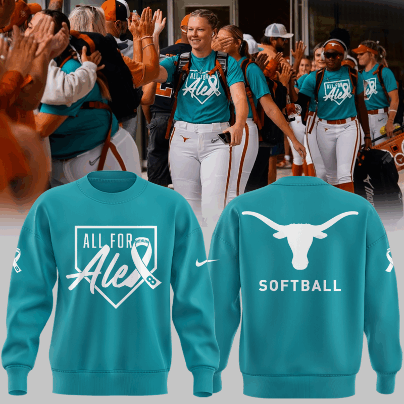 Limited Edition Texas Softball ” All For Alex ” Sweat 2025
