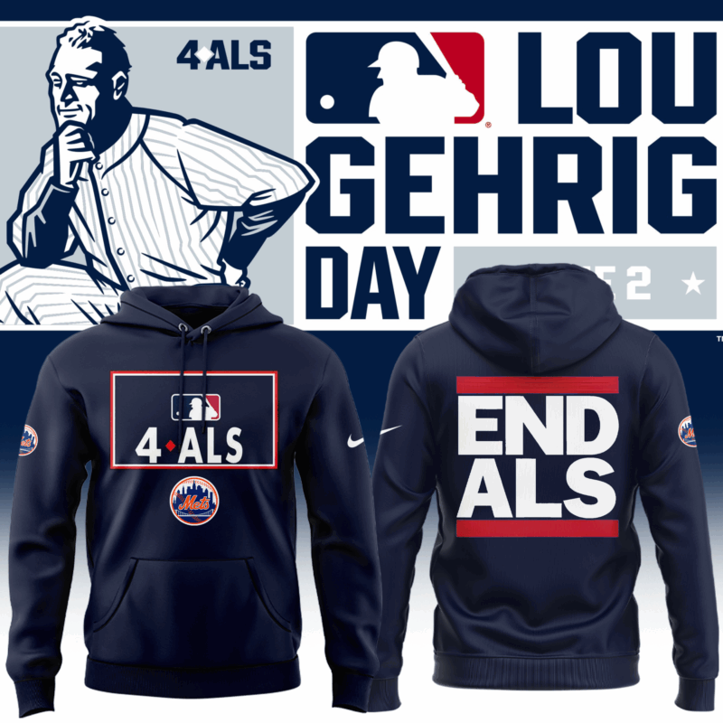 Exclusive Versio New York Mets Awareness to ALS Hoodie 2025