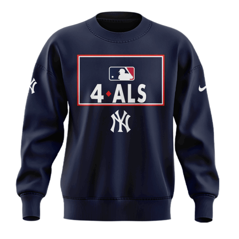Exclusive Versio New York Yankees Awareness to ALS Sweat 2025 - Image 2