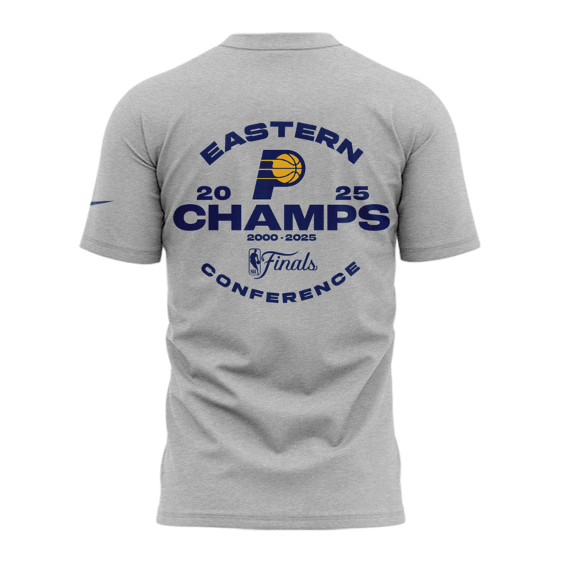 Special New Edition Eastern Conference Champions Indiana Pacers Tshirt 2025 - Image 3