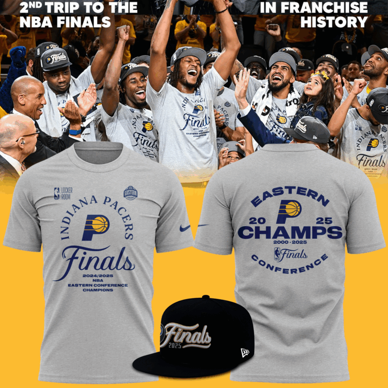Special New Edition Eastern Conference Champions Indiana Pacers Tshirt 2025