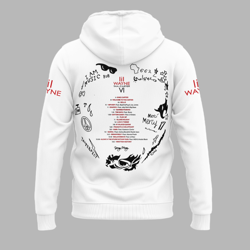 Lil Wayne 2025 NORTH AMERICAN TOUR Hoodie - Image 3