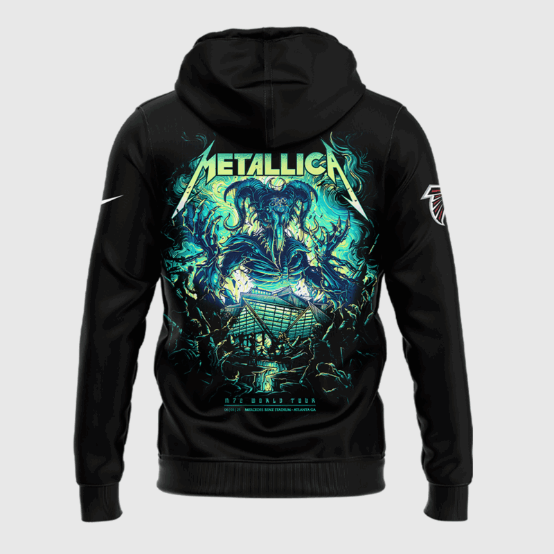 Limited Edition M72 World Tour x Atlanta Falcons Hoodie 2025 - Image 3