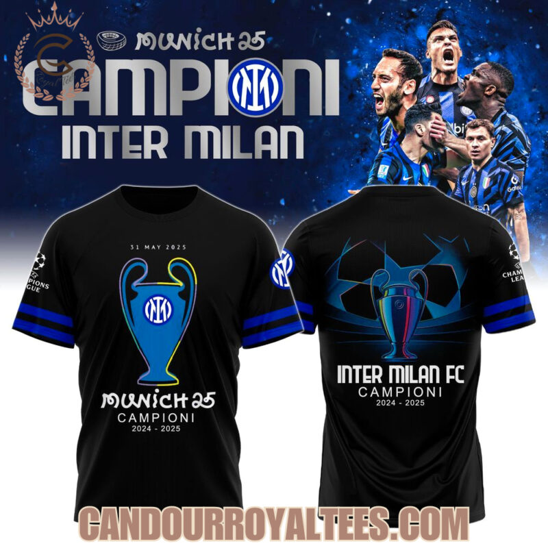Limited Edition Inter Milan UCL Final Nike Tshirt 2025