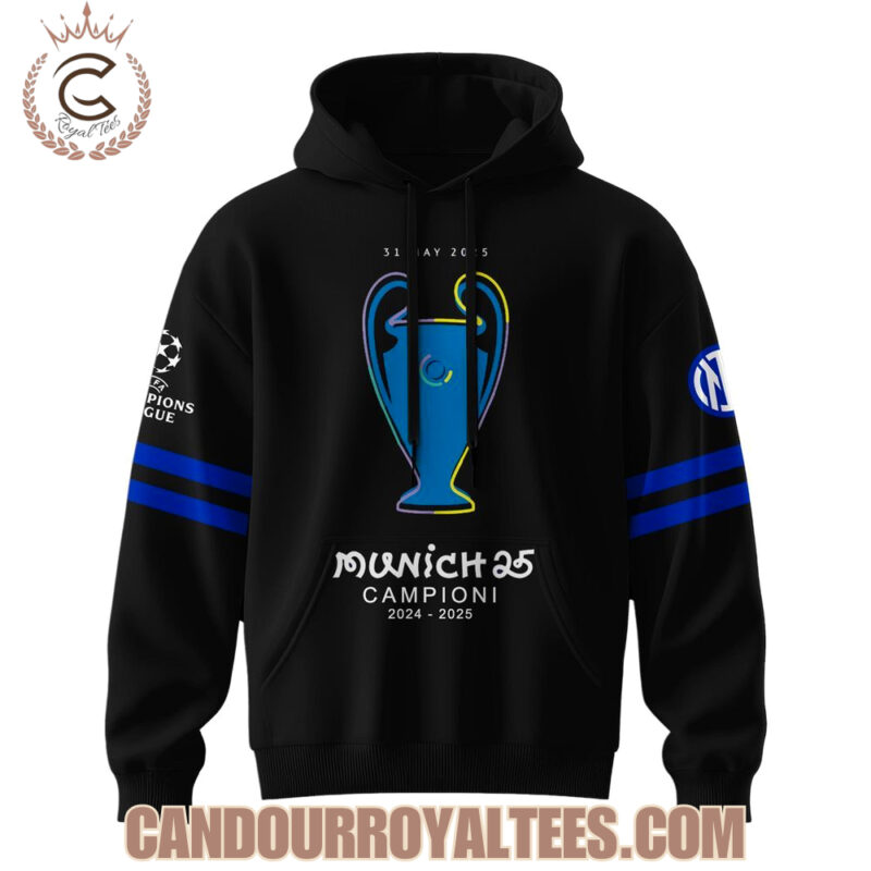 Limited Edition Inter Milan UCL Final Nike Hoodie 2025 - Image 2