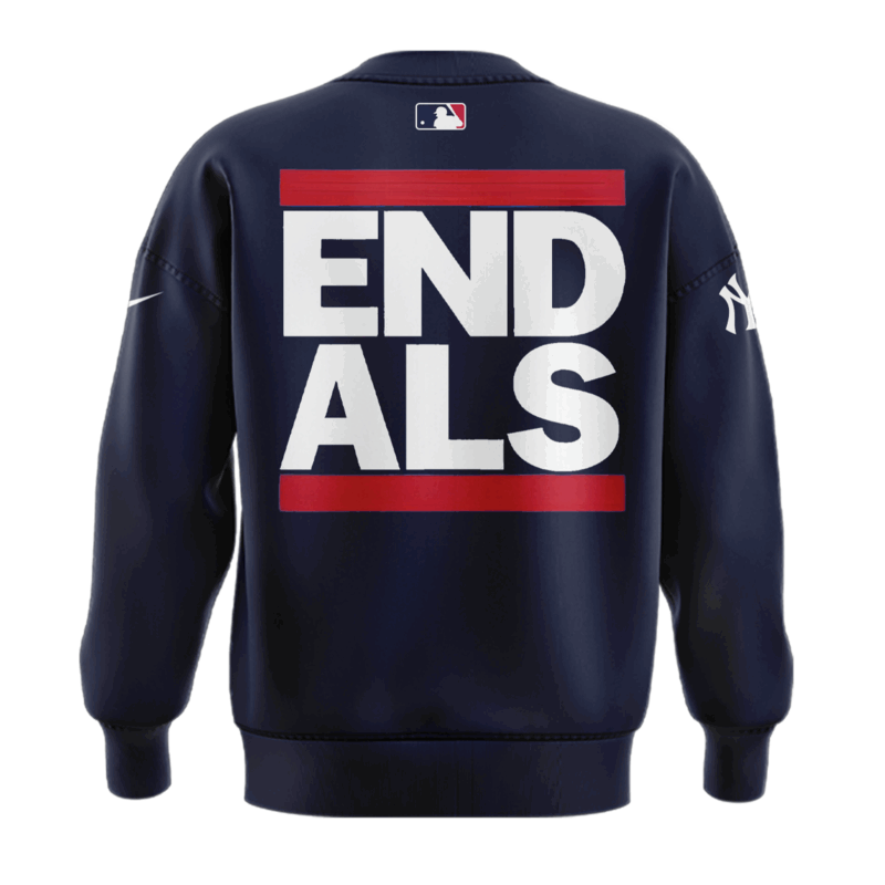 Exclusive Versio New York Yankees Awareness to ALS Sweat 2025 - Image 3