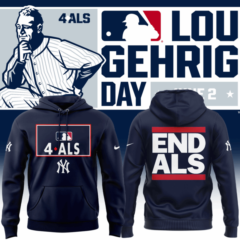 Exclusive Versio New York Yankees Awareness to ALS Hoodie 2025