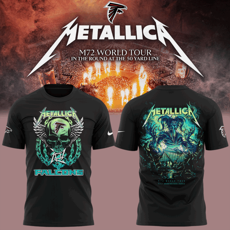 Limited Edition M72 World Tour x Atlanta Falcons Tshirt 2025