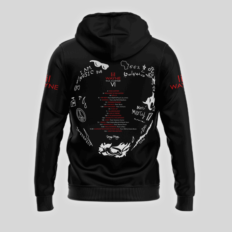 Lil Wayne 2025 NORTH AMERICAN TOUR Hoodie - Image 3