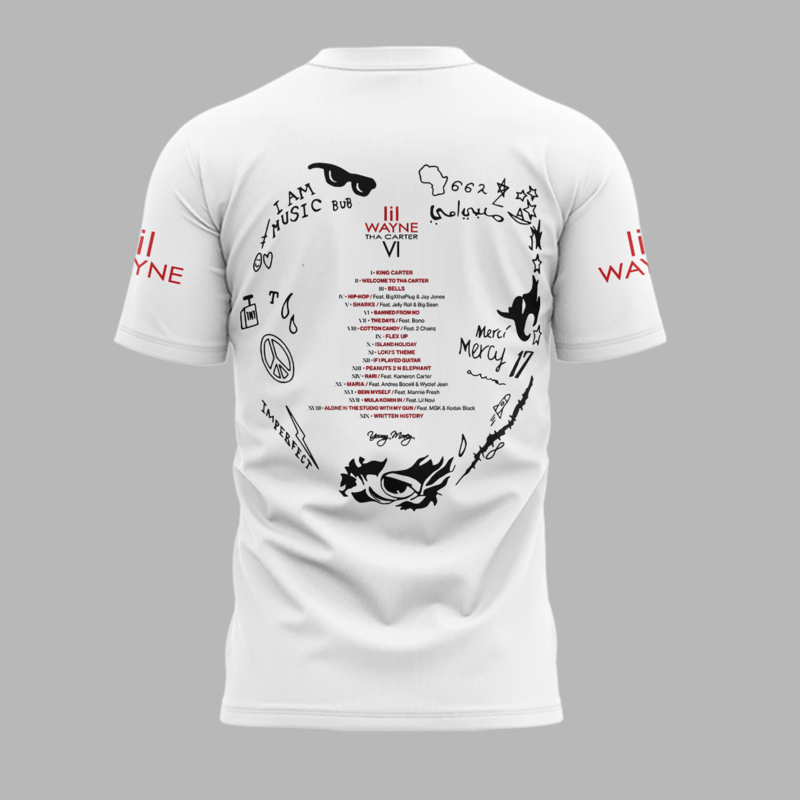 Lil Wayne  NORTH AMERICAN TOUR 2025 tshirt - Image 3
