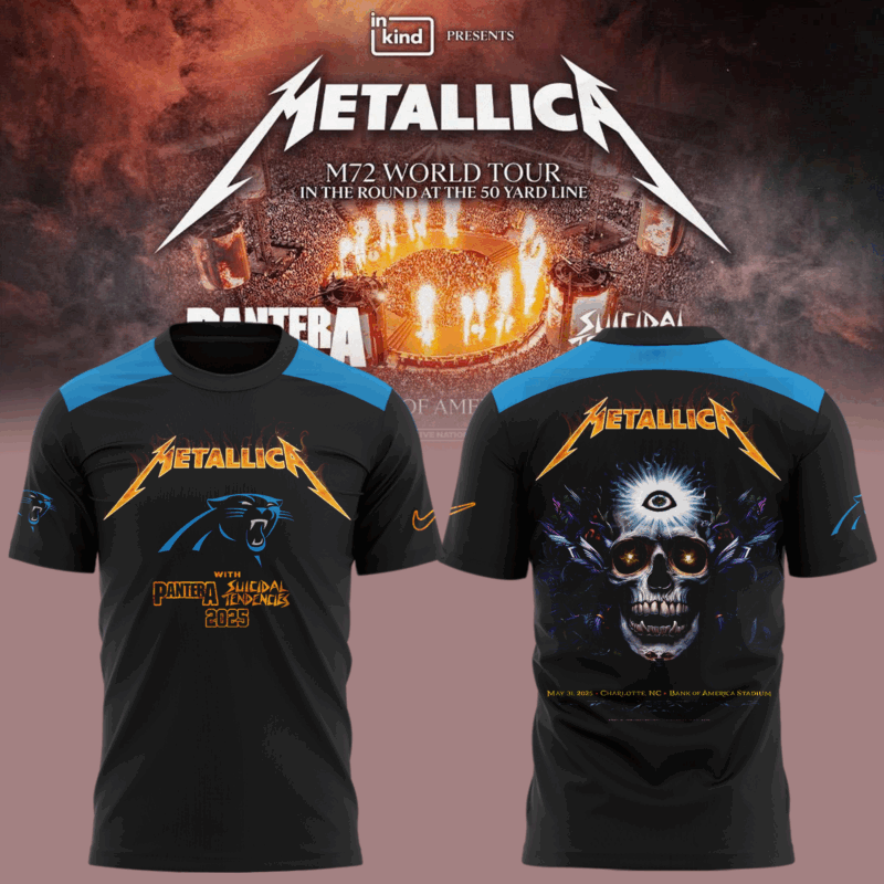 Exclusive Versio M72 World Tour x Carolina Panthers Tshirt 2025