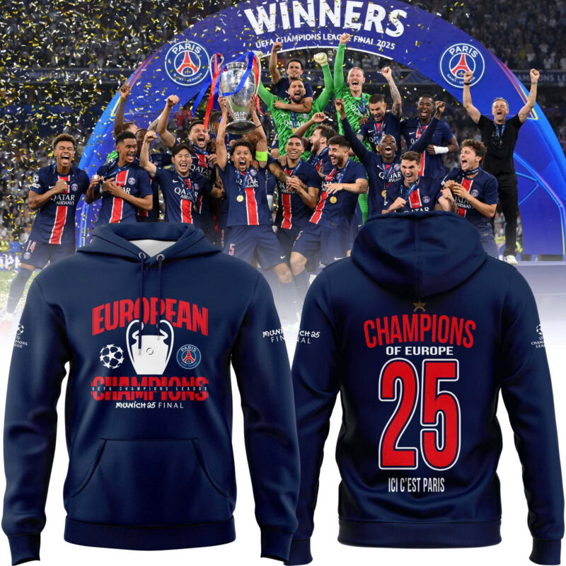 Champions of Europe 2025 Hoodie