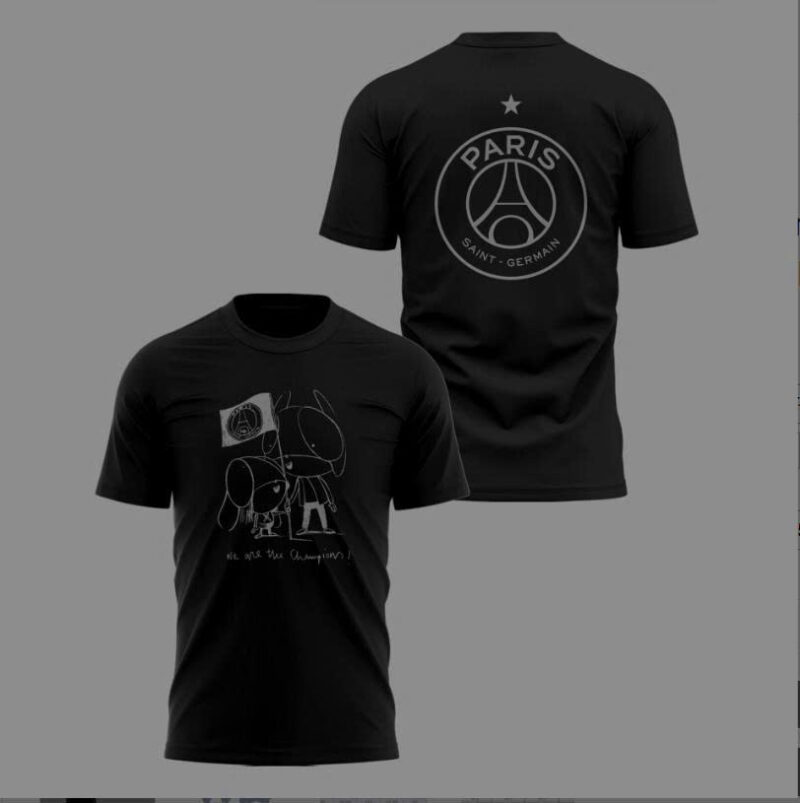 Luis Enrique Xana We Are The Champion Paris Saint Germain T-Shirt - Limited Edition - Image 2