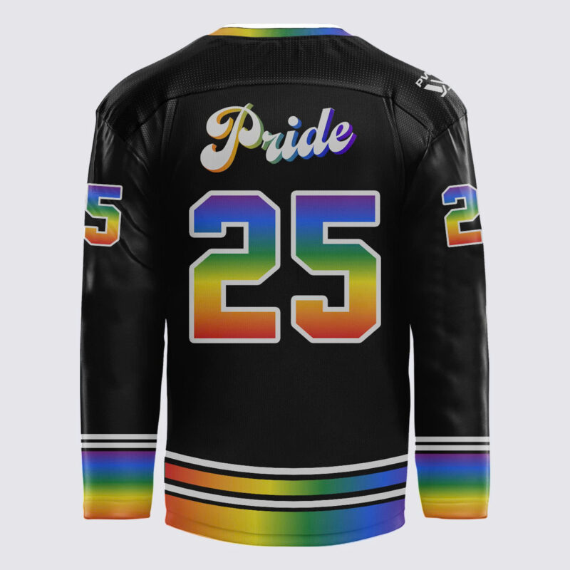 Special New Pride Month 25 Frost Hockey Jersey Custom - Image 3
