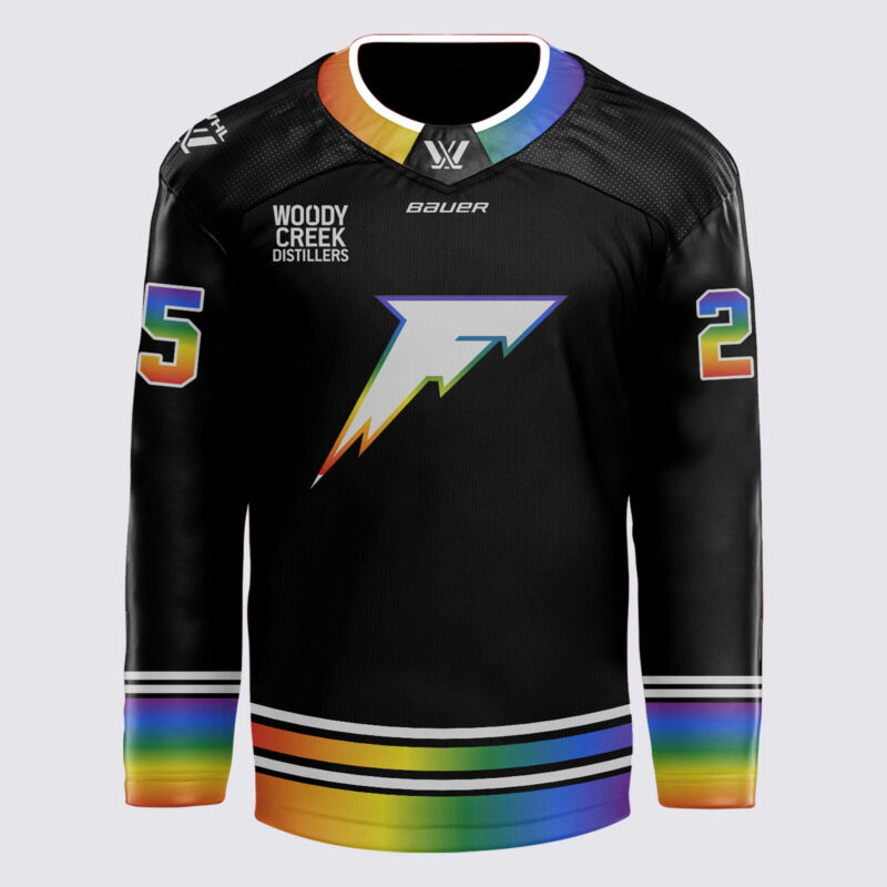 Special New Pride Month 25 Frost Hockey Jersey Custom - Image 2