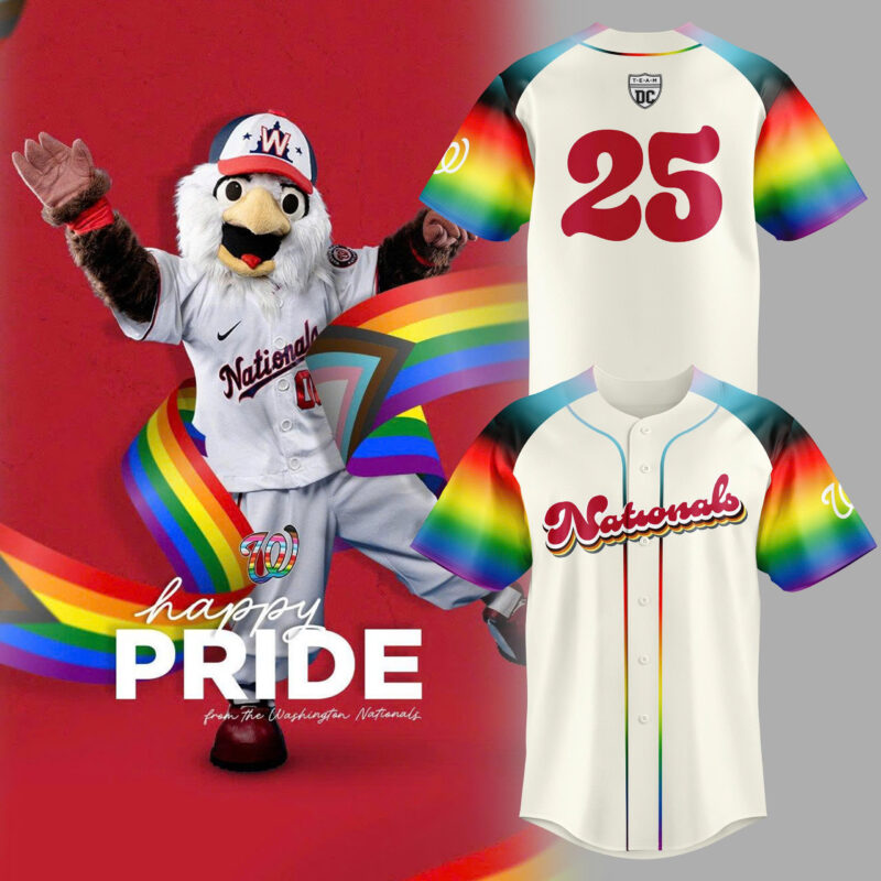 Special 2025 Pride Night Washington Nationals Jersey