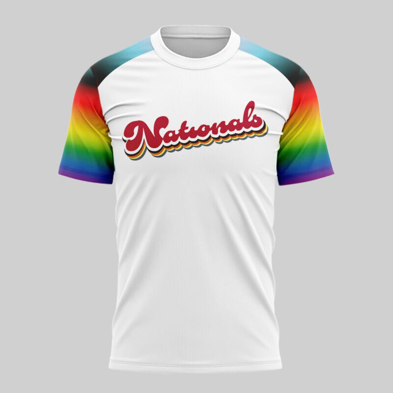 Special 2025 Pride Night Washington Nationals T-Shirt - Image 2