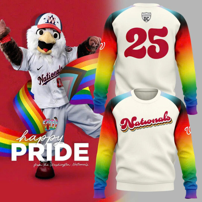 Special 2025 Pride Night Washington Nationals Sweatshirt