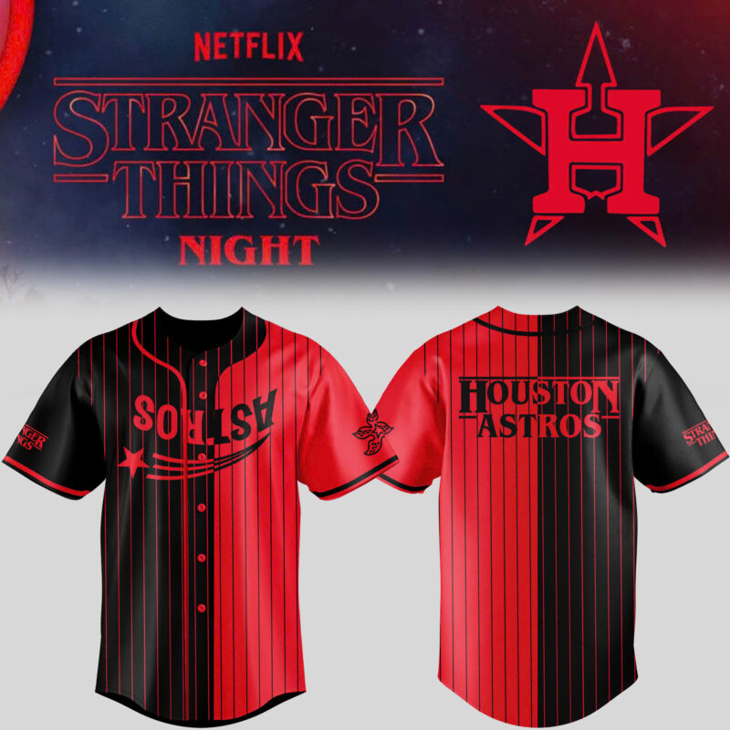 Special 2025 Stranger Things Houston Astros Baseball Jersey