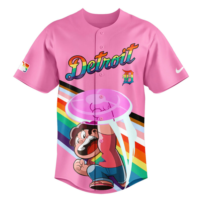 Special 2025 Pride x Steven Universe Detroit Tigers Jersey - Image 2