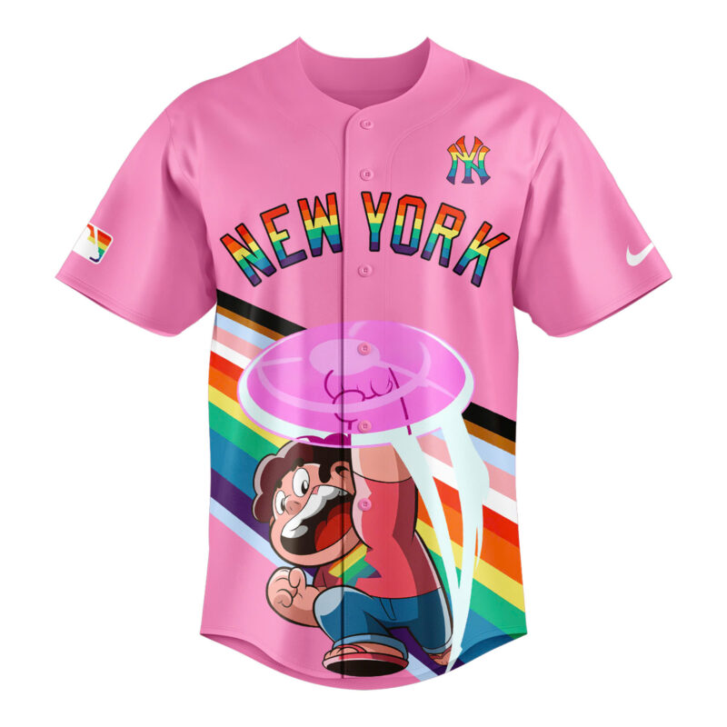 Special 2025 Pride x Steven Universe New York Yankees Jersey - Image 2