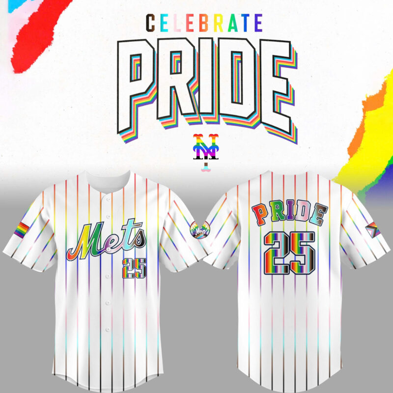 Special 2025 Pride Month New York Mets Baseball Jersey